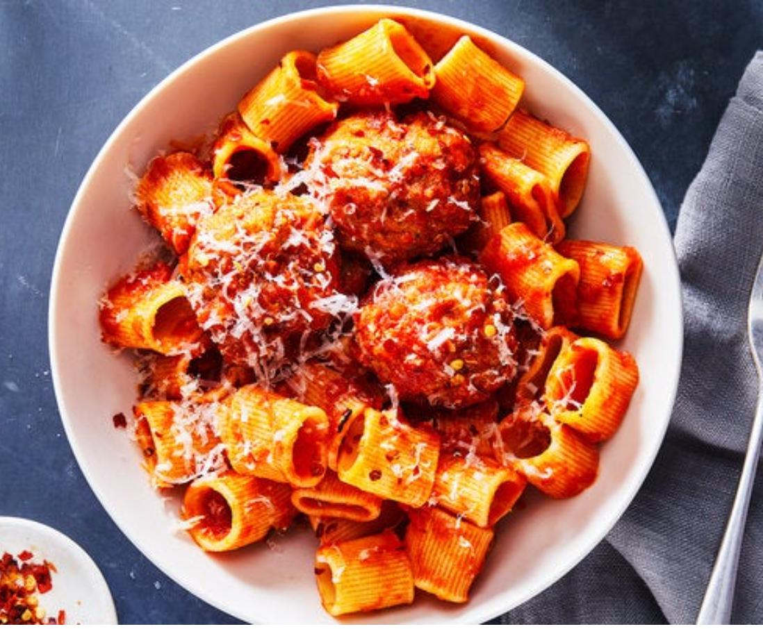 Recipe of Pork and Ricotta Meatballs by Grace Bish