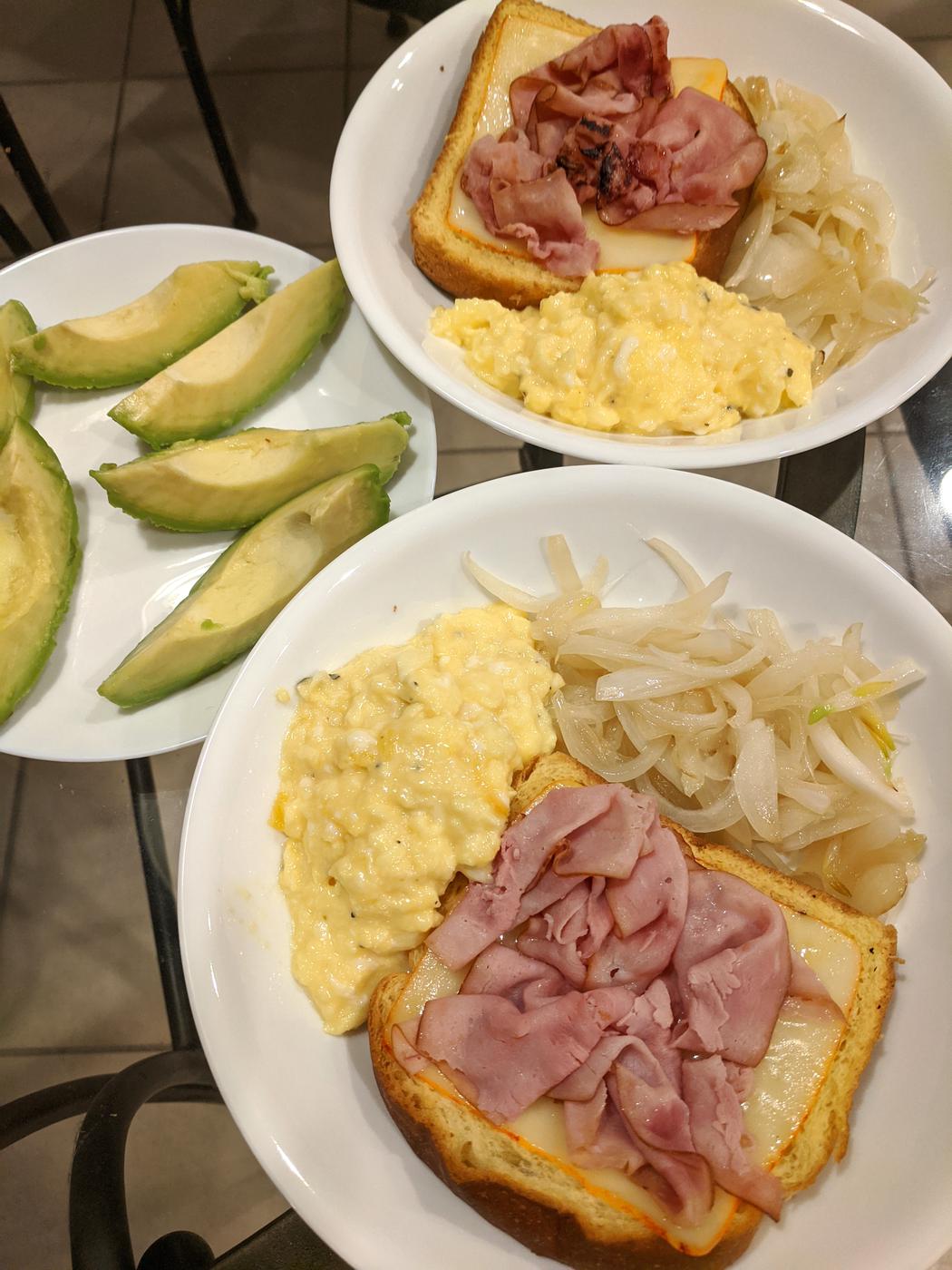Recipe of Egg and Deli Toast Plate by Kevin