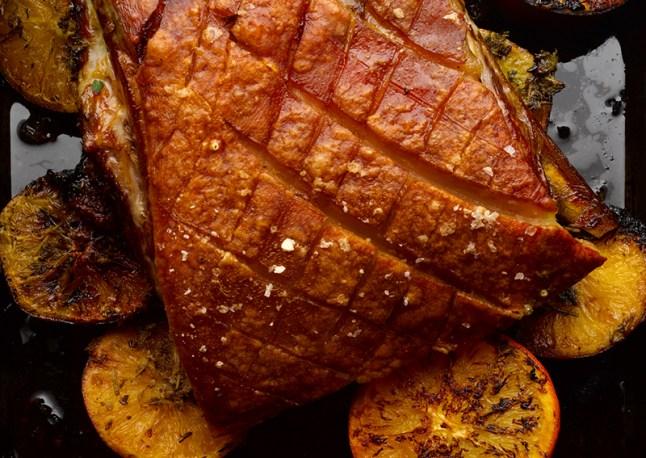 Recipe of Roasted pork belly with orange & star anise by Sam Alvarez