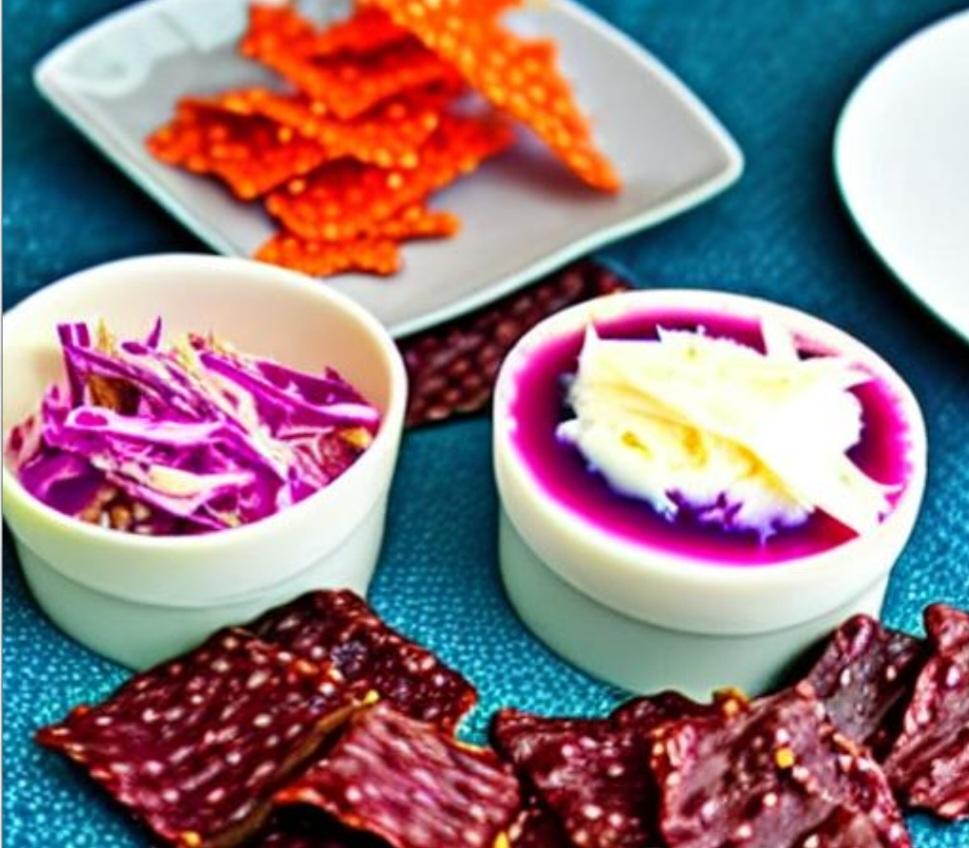 Recipe of Seaweed and Coleslaw Salad with Vanilla Jelly and Jerky by noontidesaltynsweet