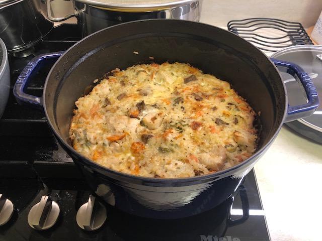 Recipe of Zapečené kuřecí s pórkem a rýží by rony