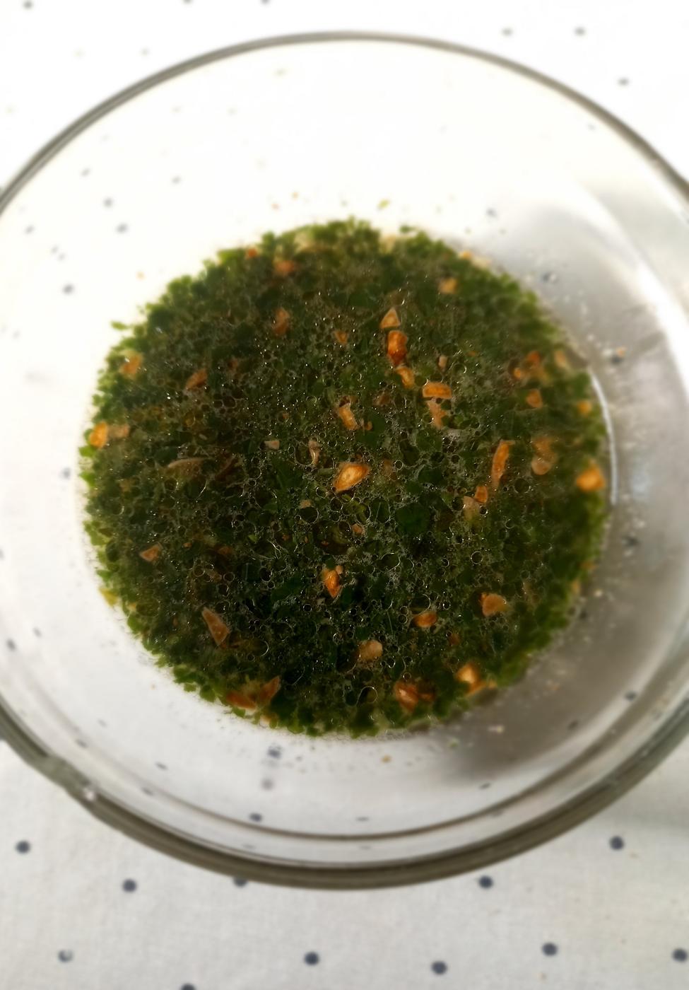 Recipe of Jute leaves (Egyptian Molokhya) by Salma Ibraheem