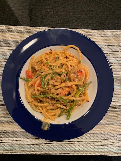 Recipe of Garlic Scape Bucatini by alexshapiro15