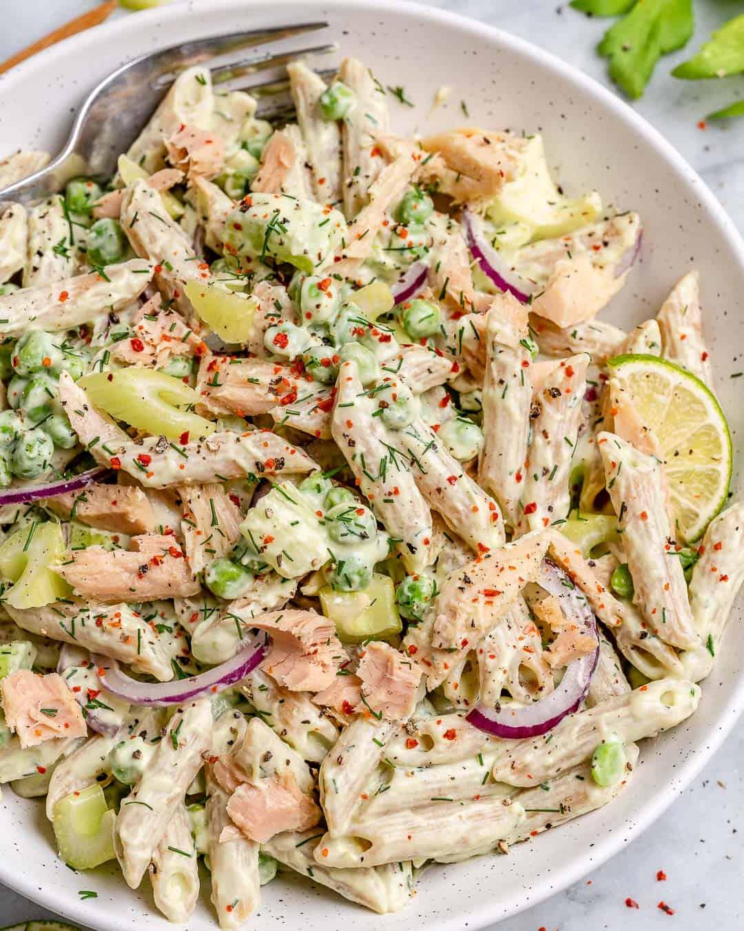 Recipe of Creamy Tuna Pasta Salad by zhi24
