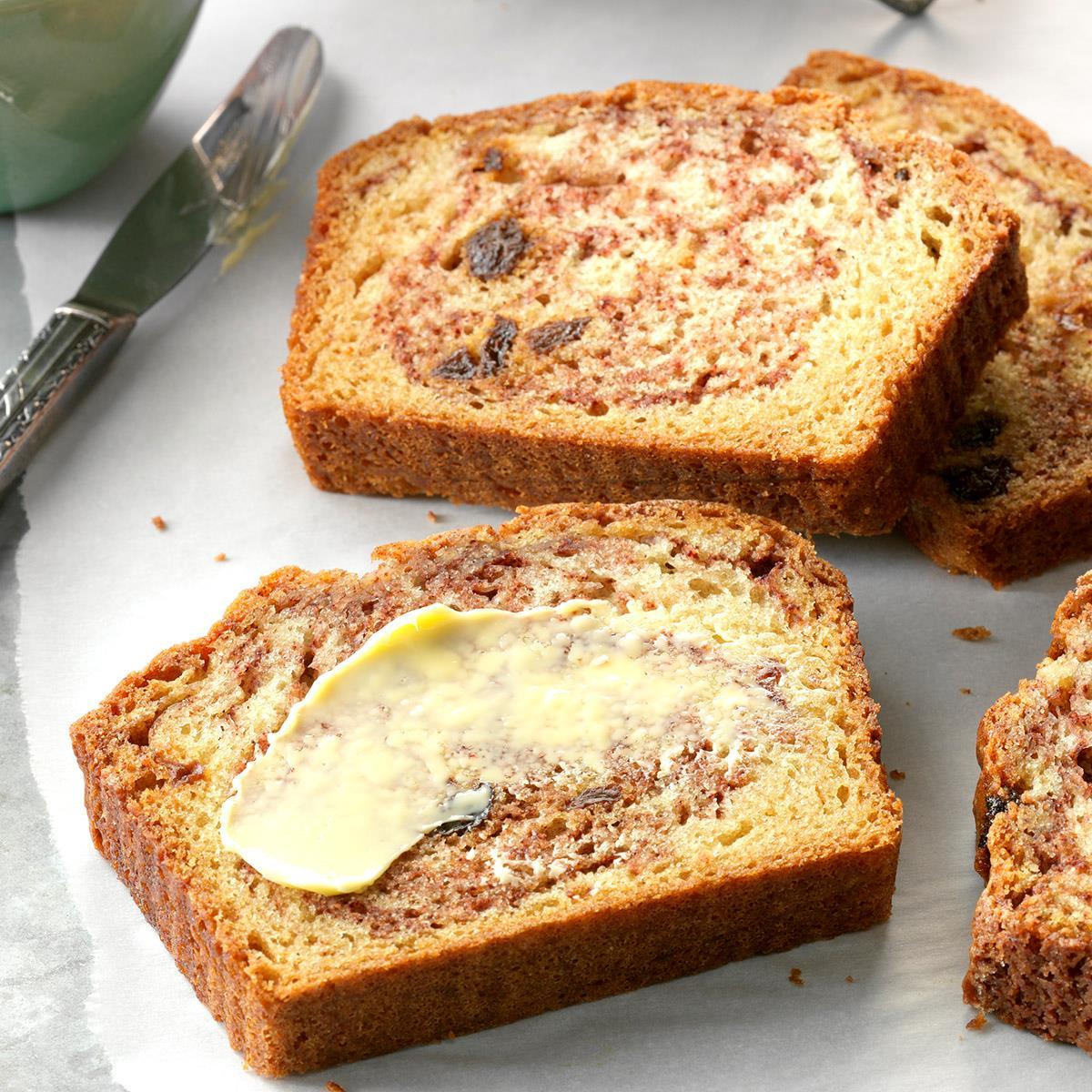 Recipe of Cinnamon Raisin Quick Bread by Taste of Home