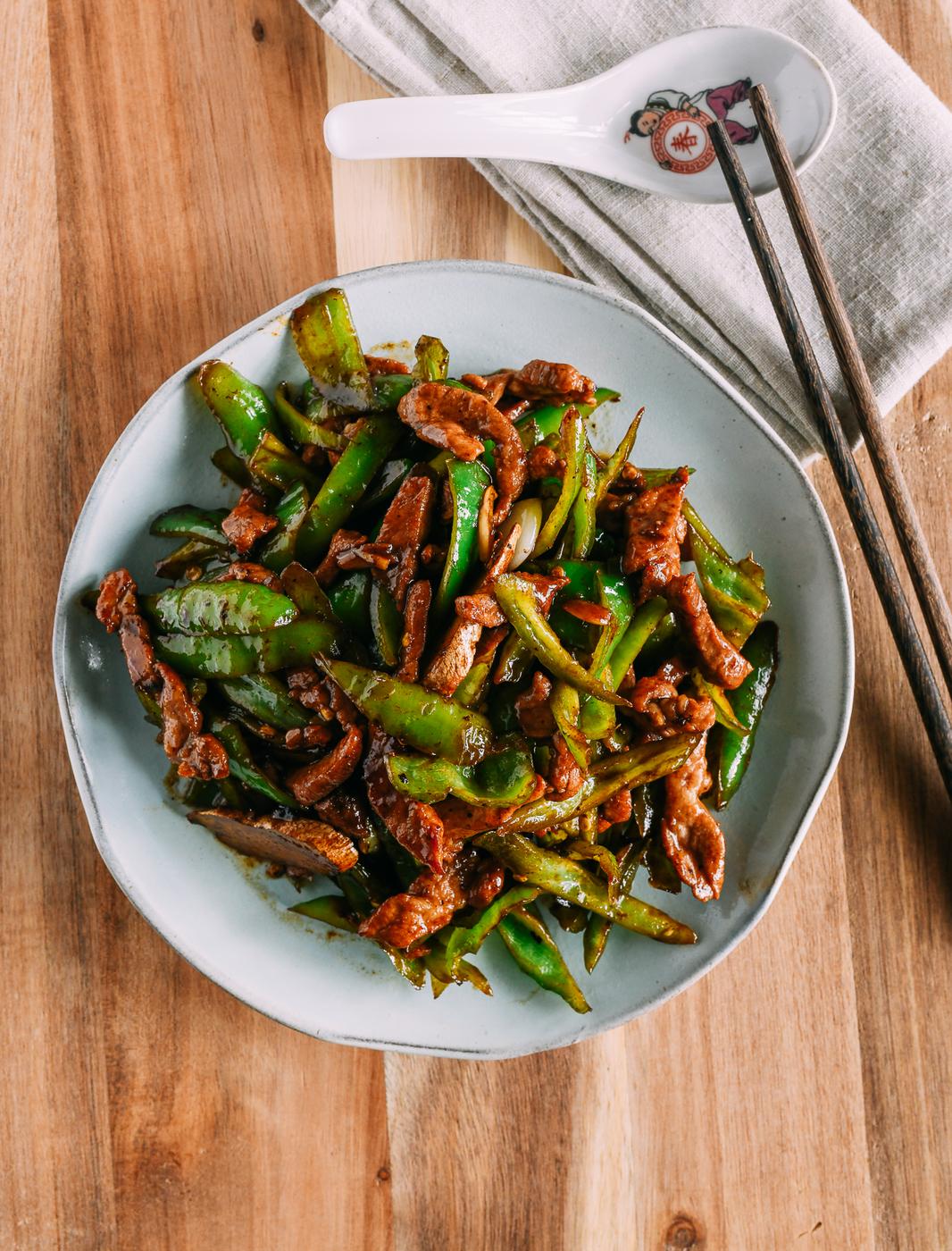 Recipe of Pork and Pepper Stir-Fry by The Woks of Life