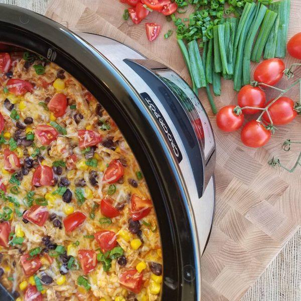 Recipe of Crock-Pot Burrito Bowls by Clean Food Crush
