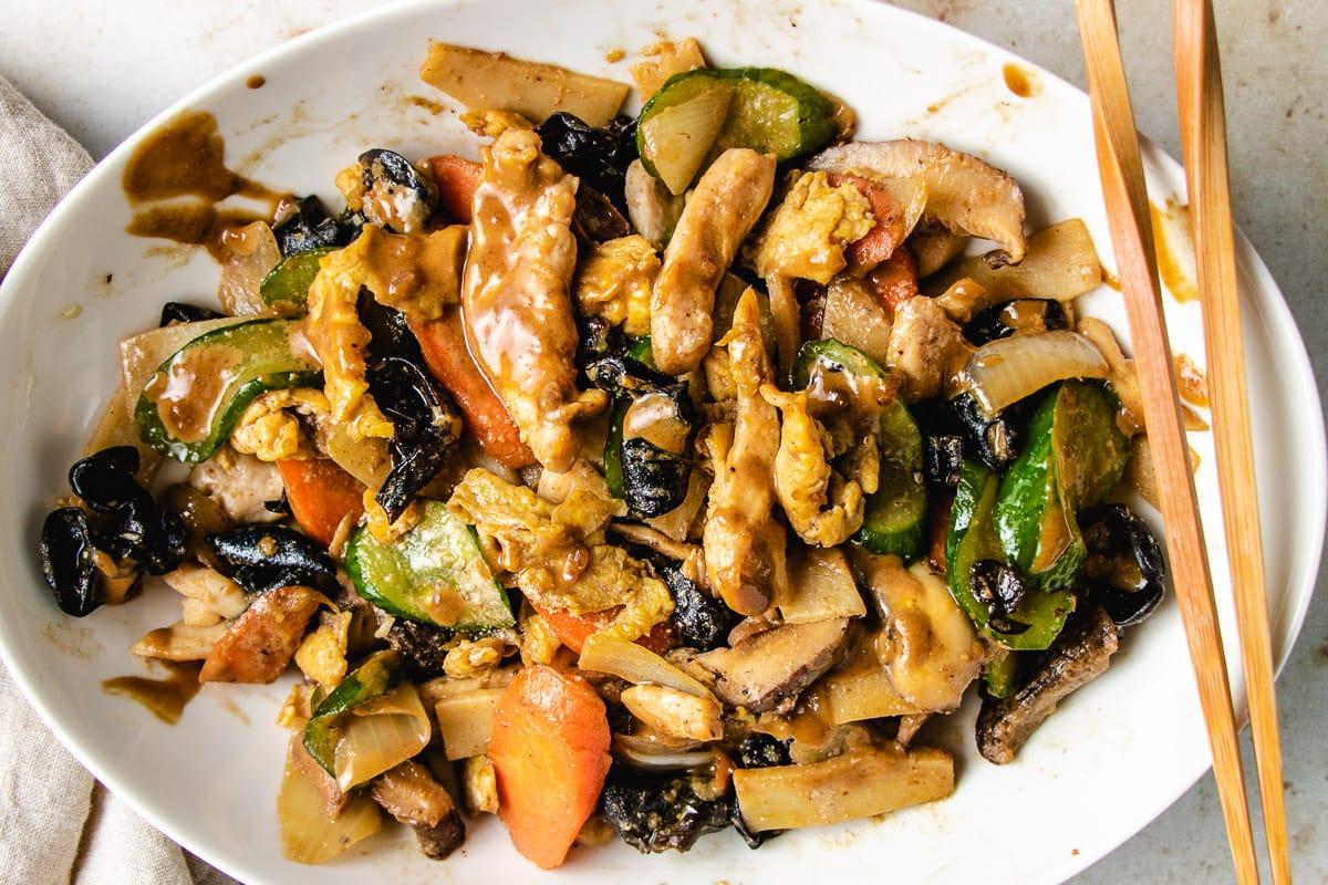 Recipe of Moo Shu Chicken (Paleo, Whole30, Gluten-Free) by I Heart Umami®